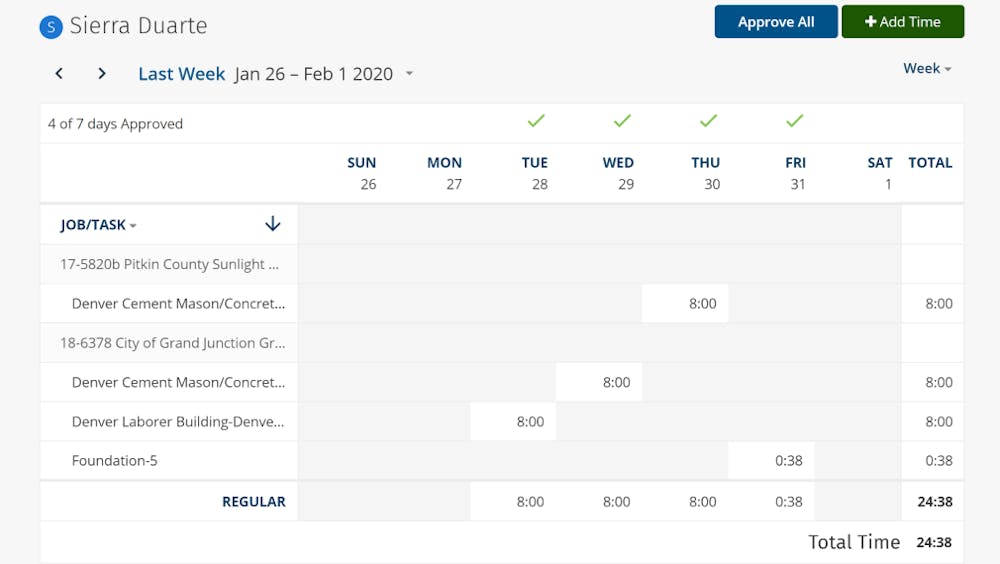 ClockShark Feature - Timesheet Approvals ClockShark Feature - Timesheet Approvals