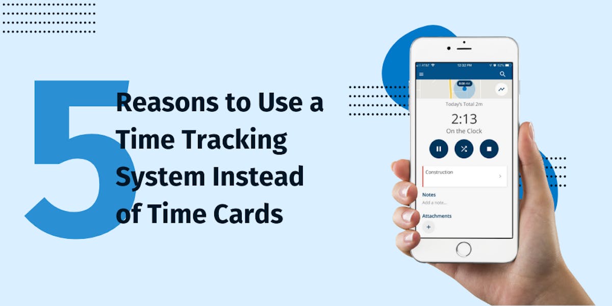 5 Reasons to use a Time Tracking System instead of Time Cards