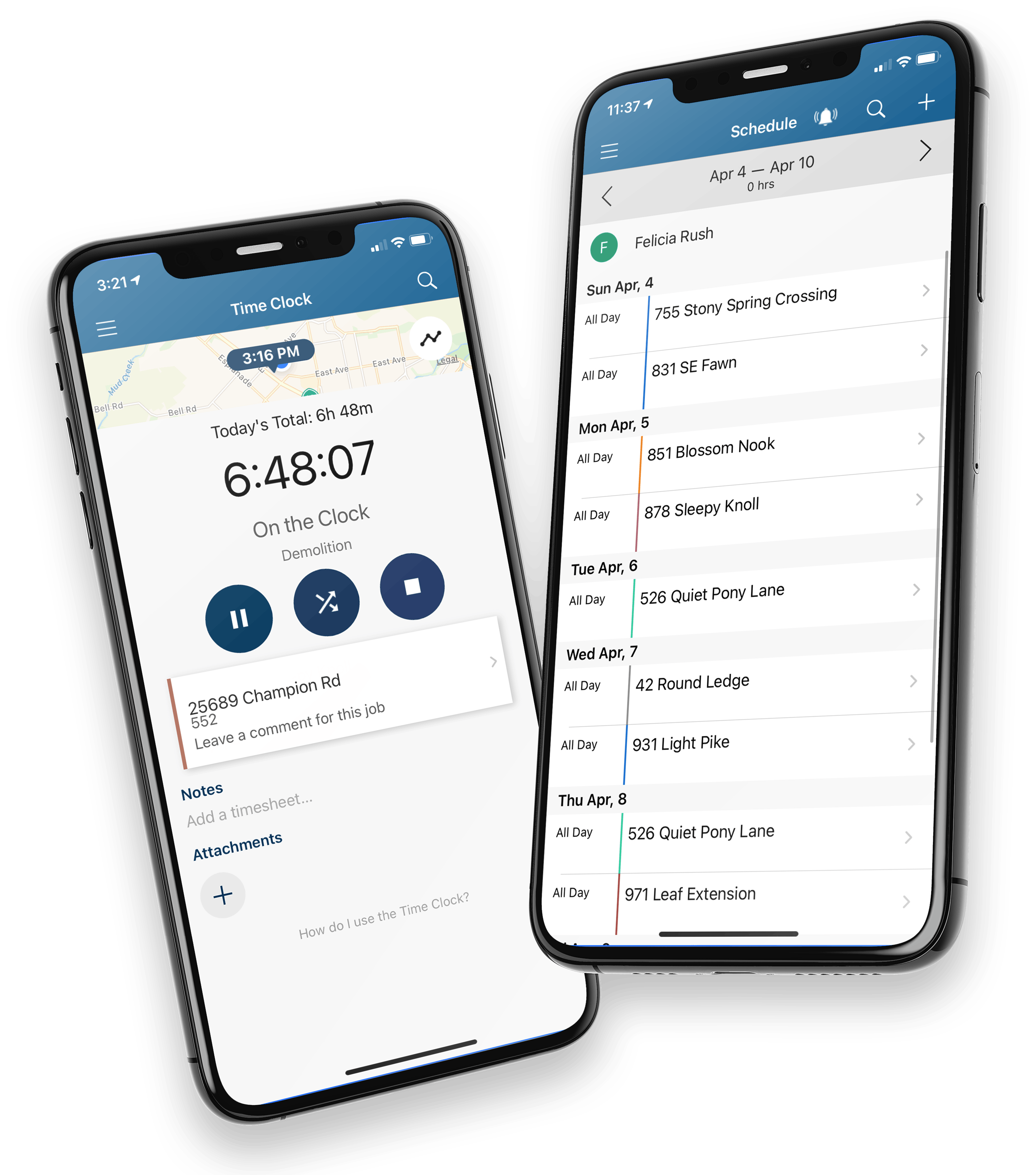 Mobile Time Tracking Mobile Time Tracking